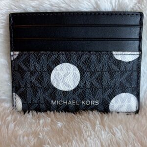 Michael Kors Cooper Admiral Blue/Pale Blue Tall Card Case | NWT